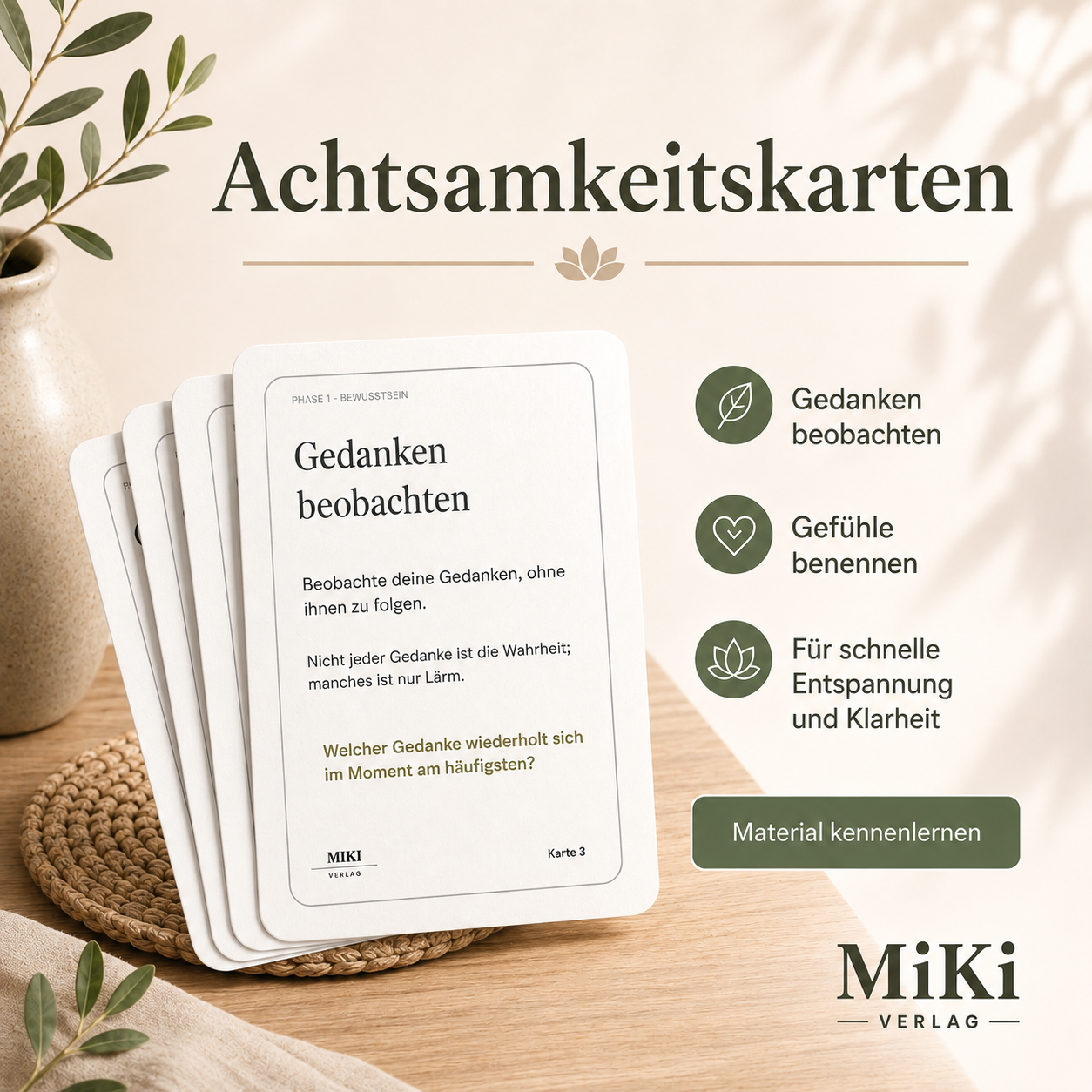 Achtsamkeits- und Therapiekarten