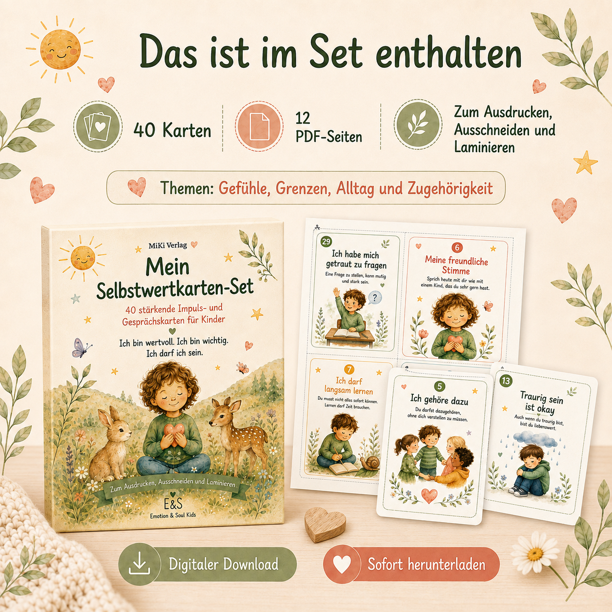 Mein Selbstwertkarten-Set – Bild 2