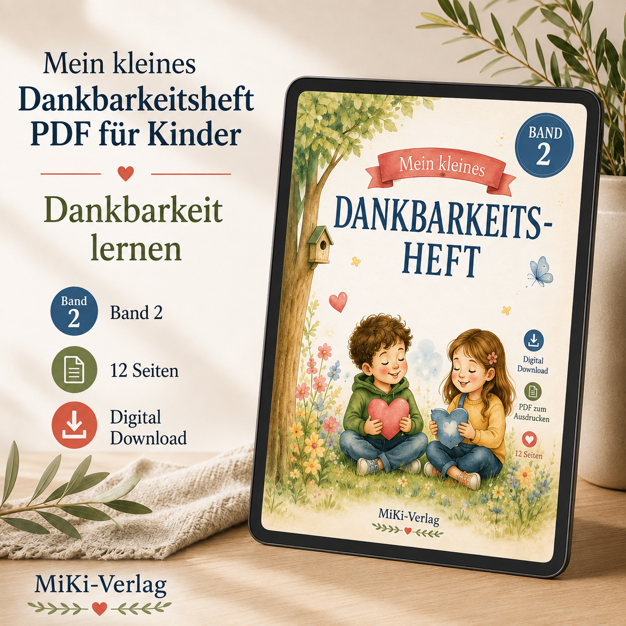 Mein kleines Dankbarkeitsheft für Kinder