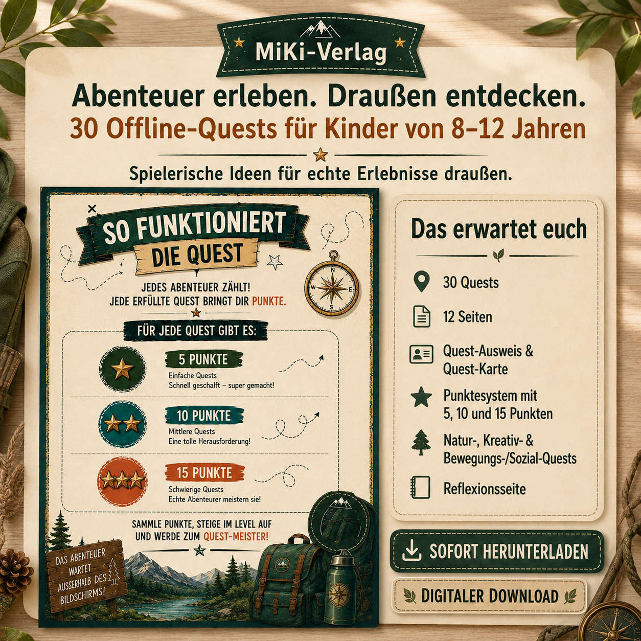 Offline Quest – 30 Abenteuer ohne Bildschirm – Bild 2