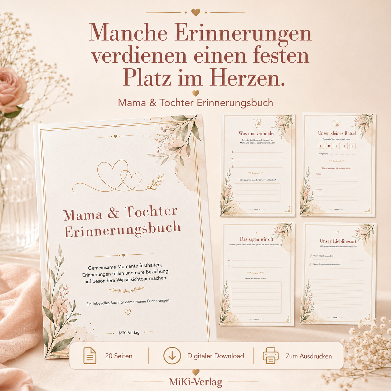 Mama & Tochter Erinnerungsbuch – Bild 2