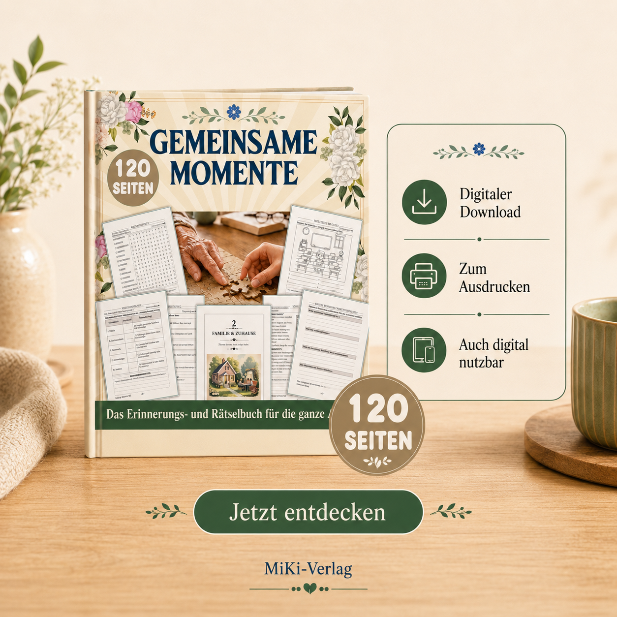Gemeinsame Momente – Erinnerungs- und Rätselbuch – Bild 5