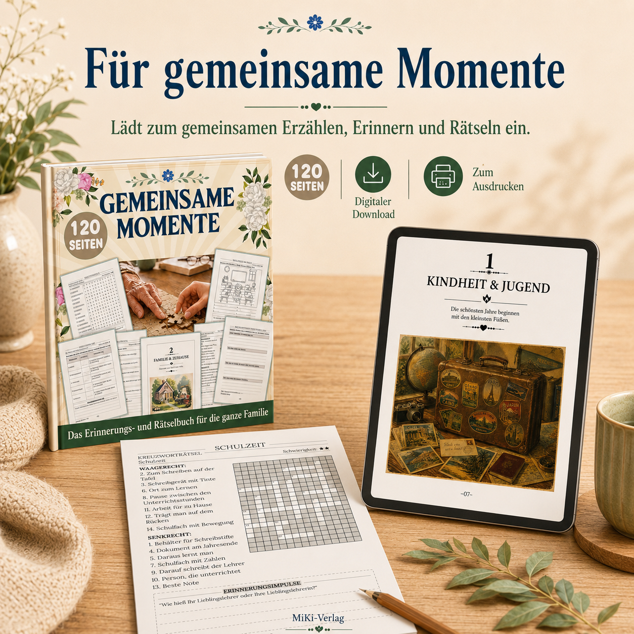 Gemeinsame Momente – Erinnerungs- und Rätselbuch – Bild 3