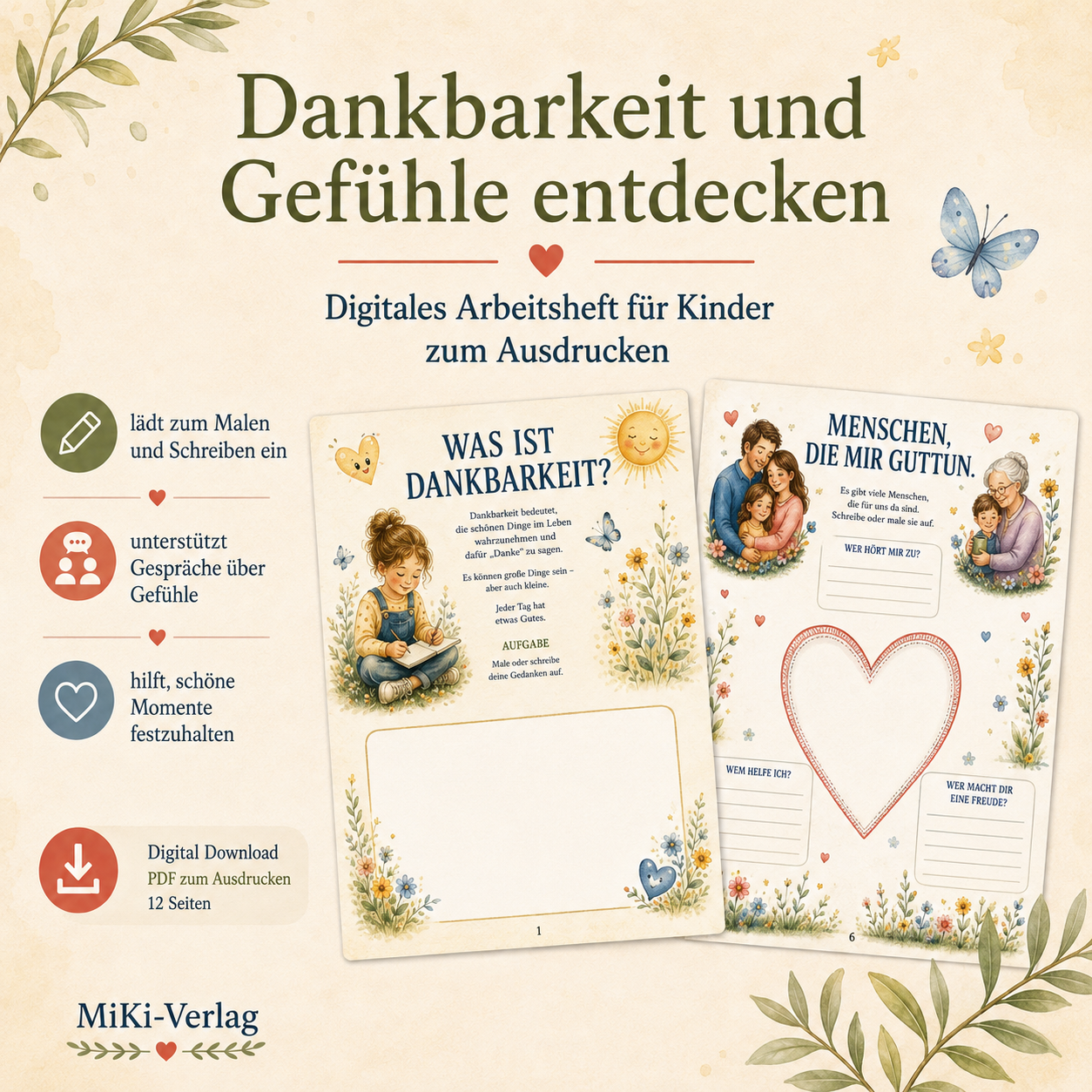 Mein kleines Dankbarkeitsheft für Kinder – Bild 2