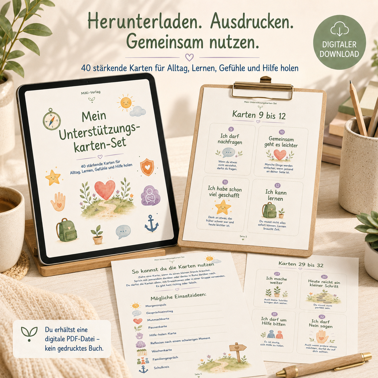 Mein Unterstützungskarten-Set – Bild 4