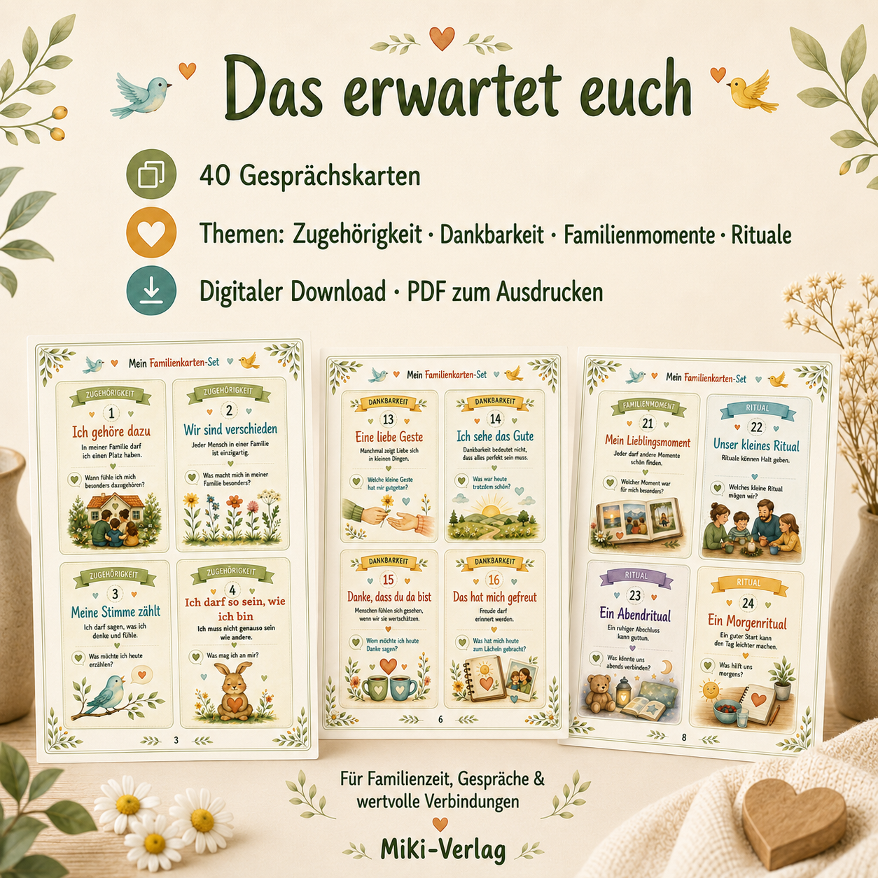 Mein Familienkarten-Set – Bild 2