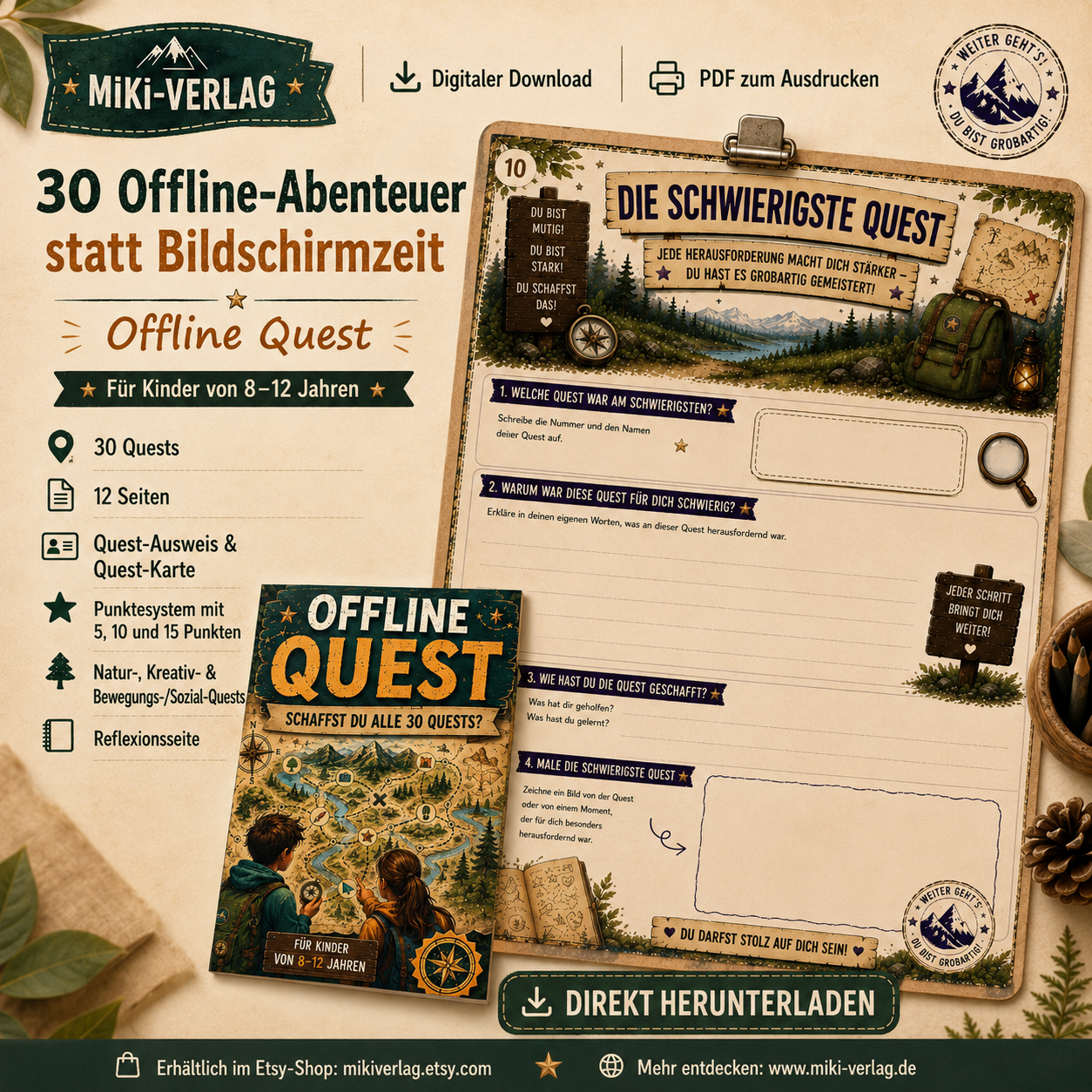 Offline Quest – 30 Abenteuer ohne Bildschirm – Bild 3