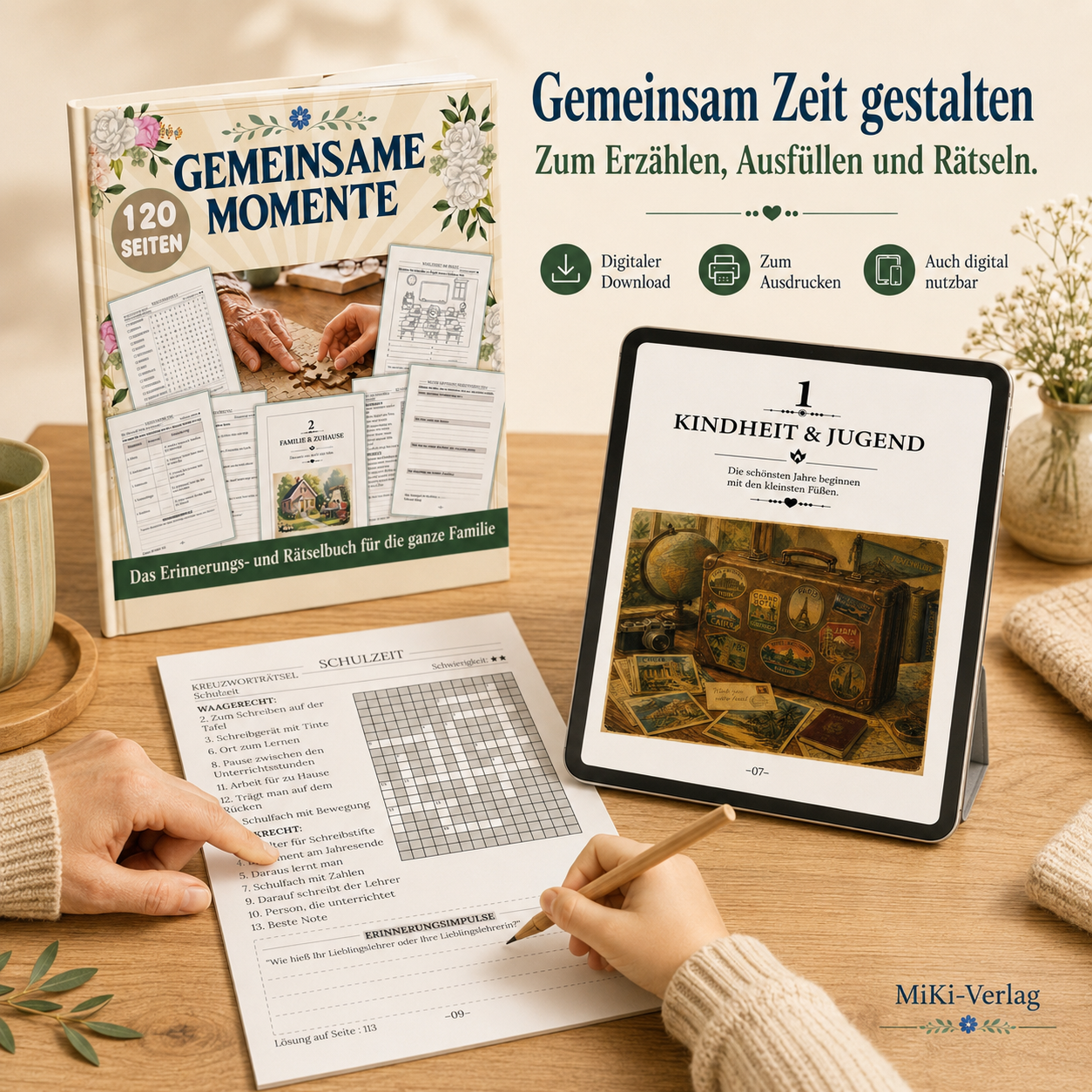 Gemeinsame Momente – Erinnerungs- und Rätselbuch – Bild 4