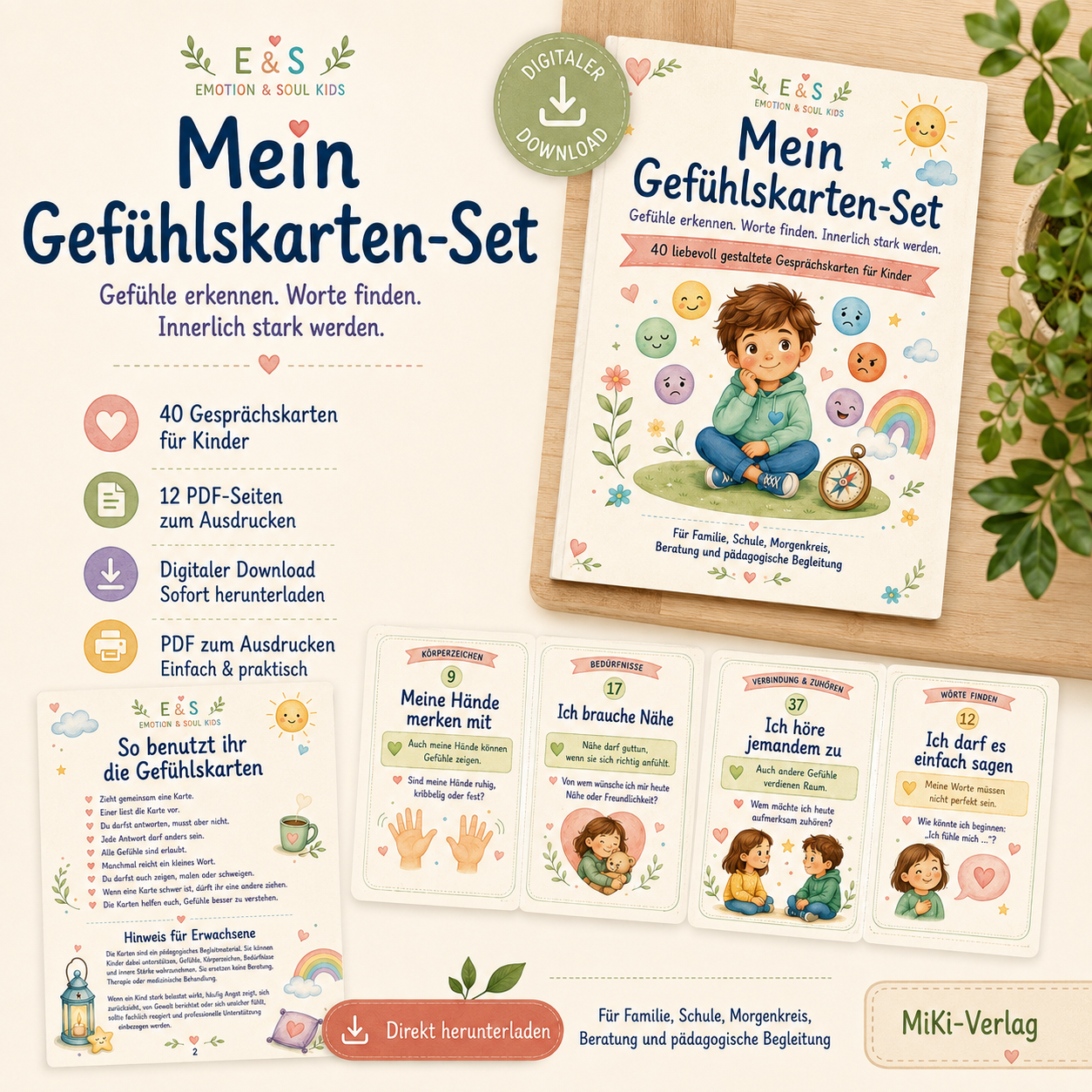Mein Gefühlskarten-Set