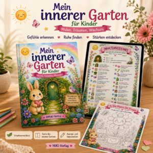 Mein innerer Garten für Kinder – Malbuch