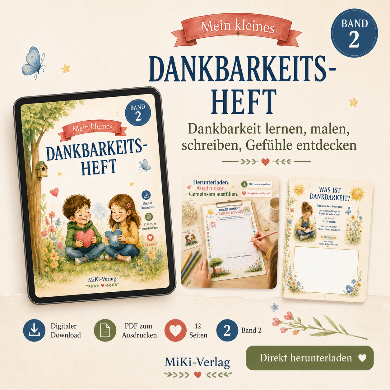 Mein kleines Dankbarkeitsheft für Kinder – Bild 5