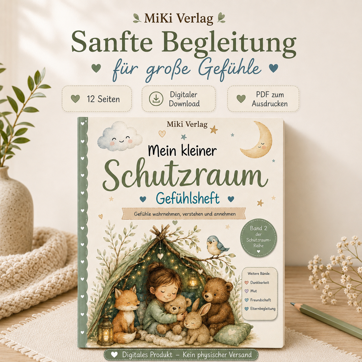 Mein kleiner Schutzraum – Gefühlsheft