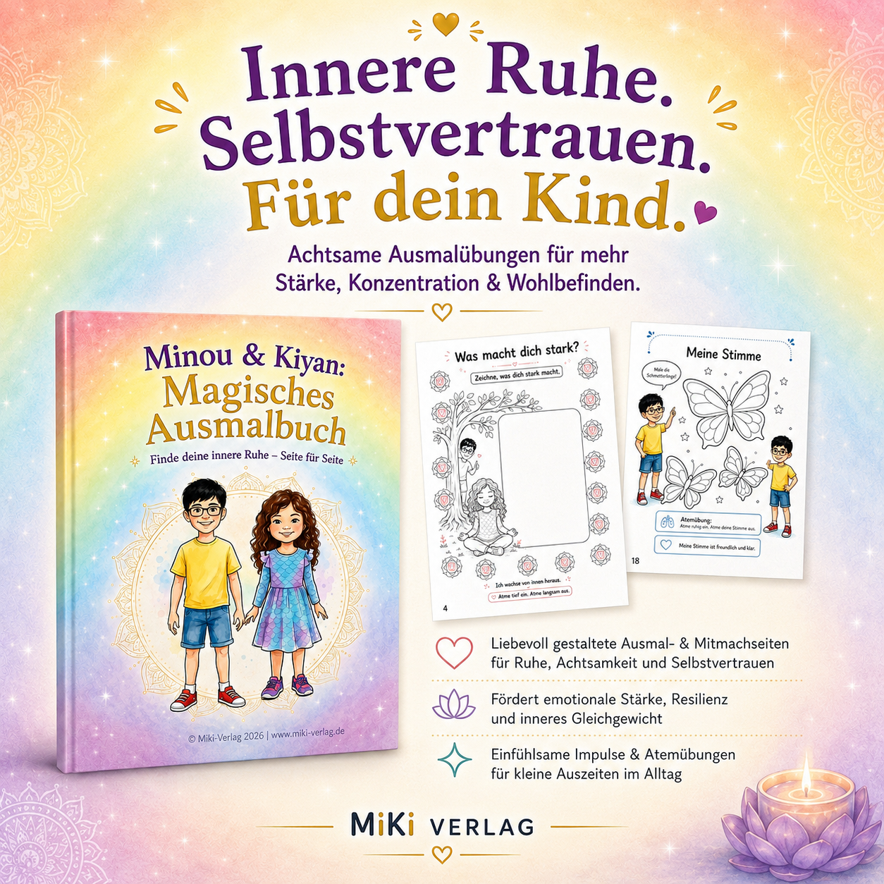 Minou & Kiyan – Magisches Ausmalbuch – Bild 3