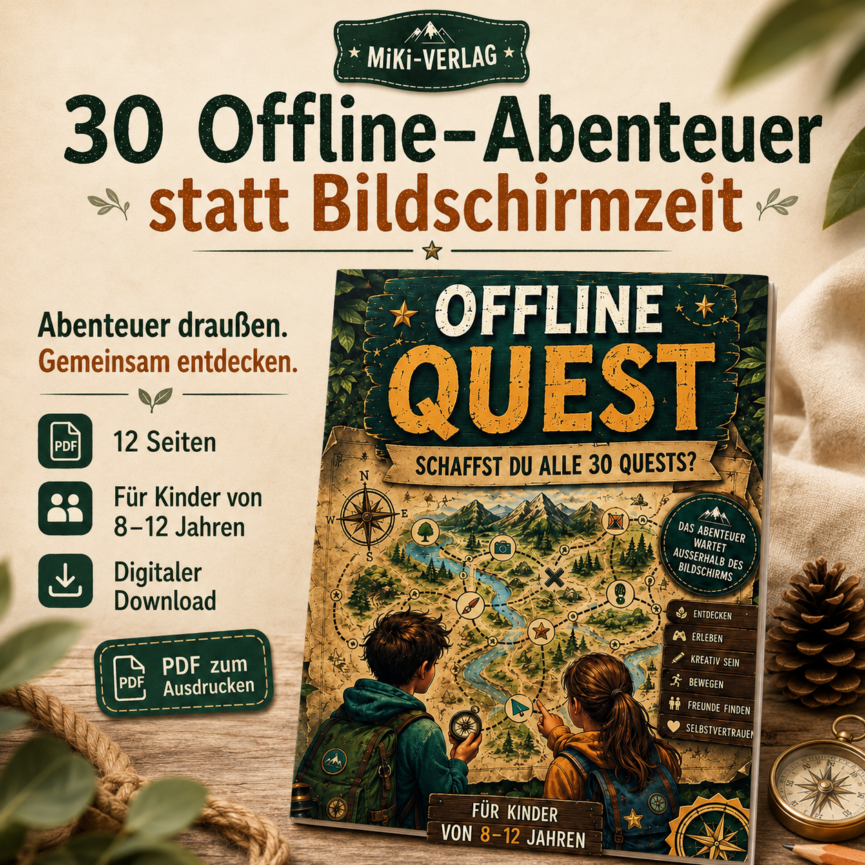 Offline Quest – 30 Abenteuer ohne Bildschirm