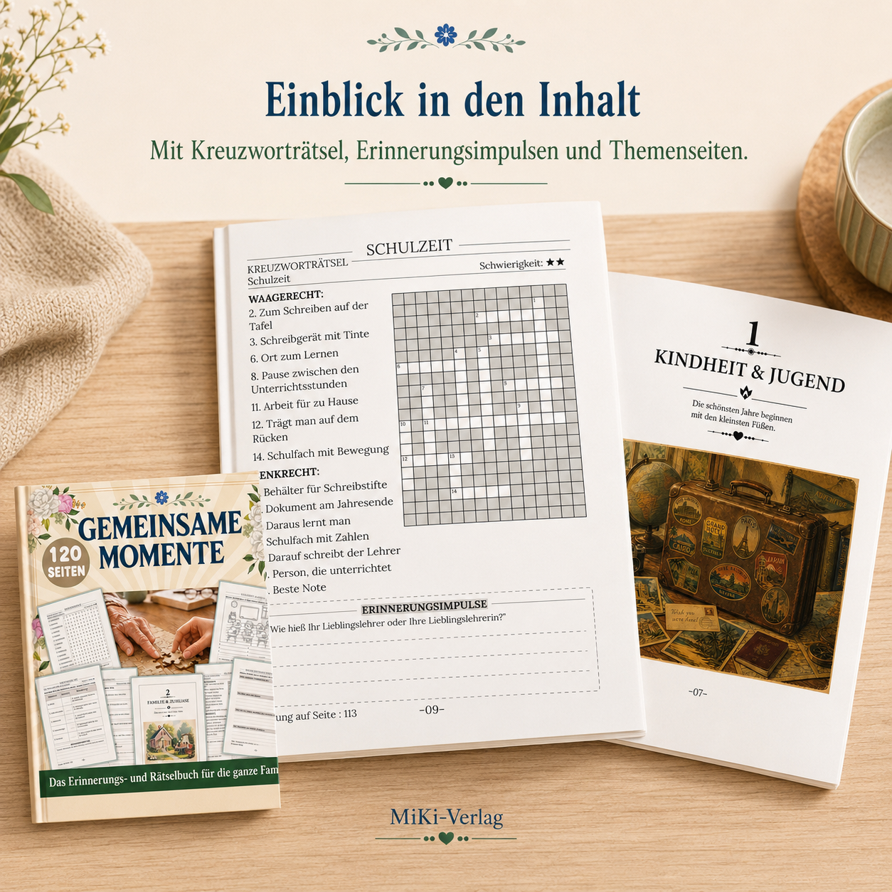 Gemeinsame Momente – Erinnerungs- und Rätselbuch – Bild 2