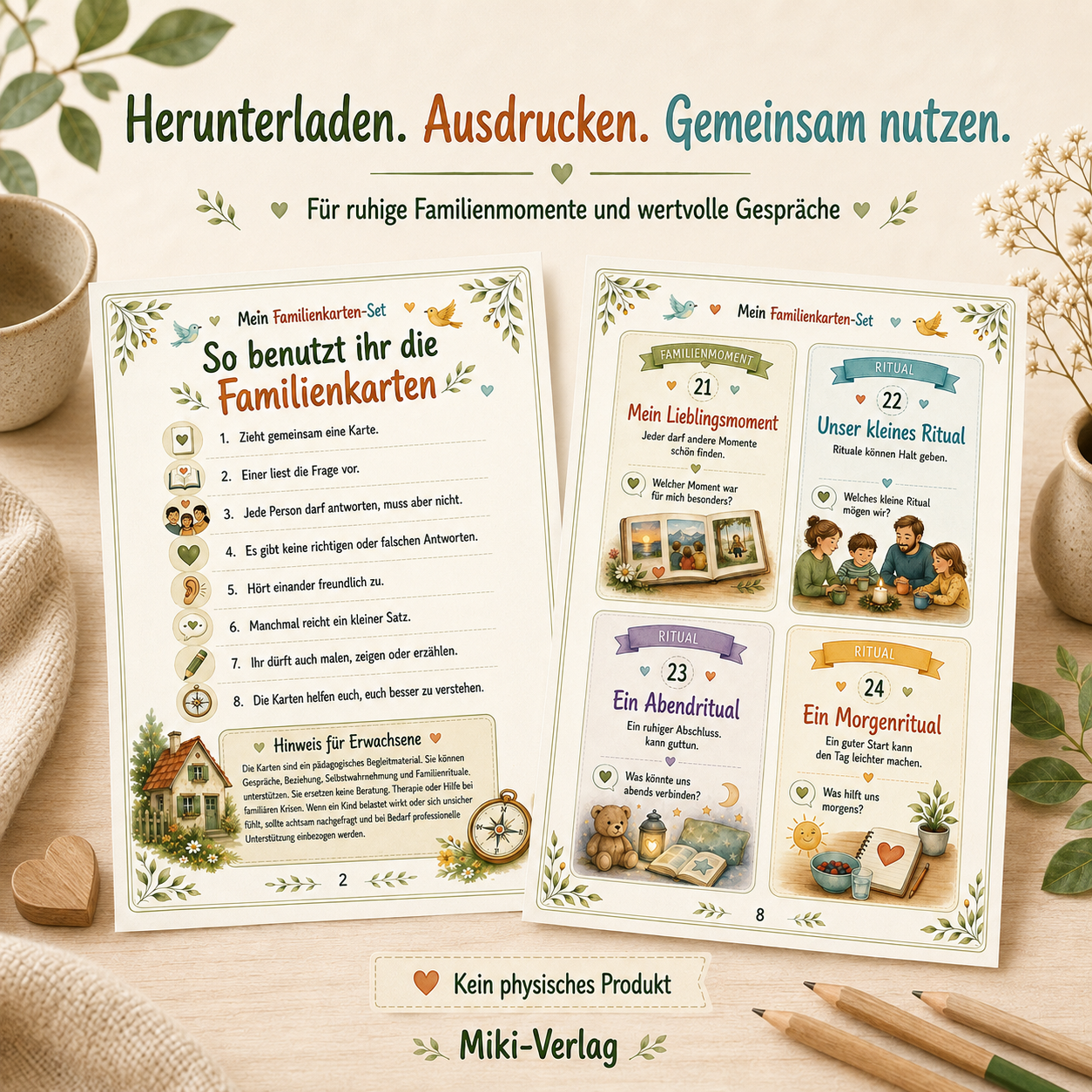 Mein Familienkarten-Set – Bild 3